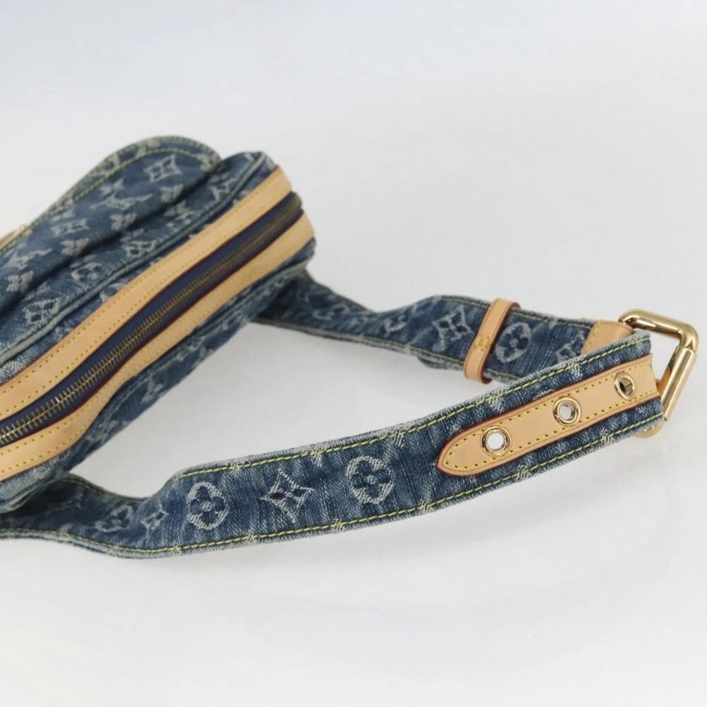 LOUIS VUITTON Monogram Denim Bum Bag Body Bag Blue M95347 LV Auth 158895SV - Picture 8 of 16